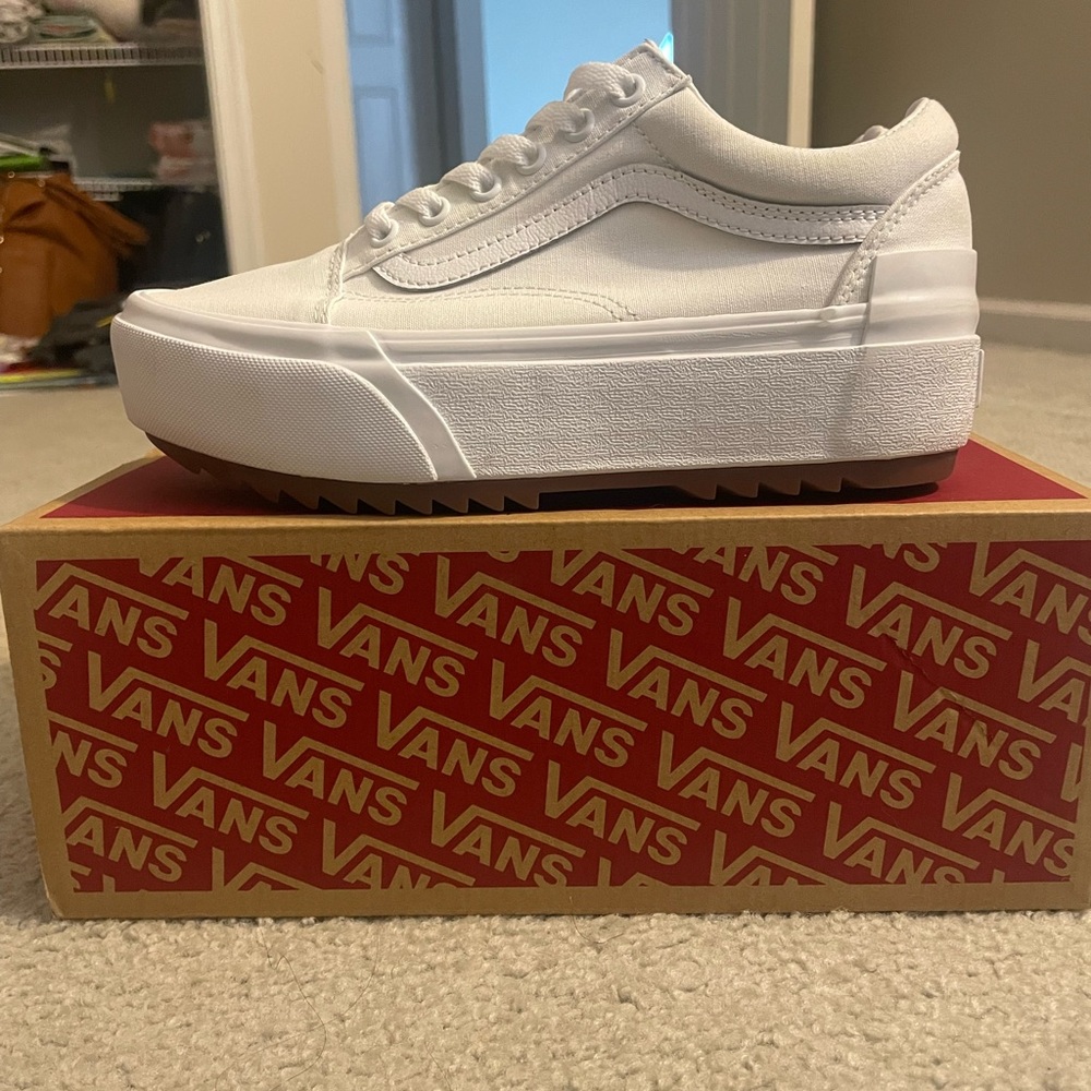 Vans Old Skool Stackform white (canvas) - image 8